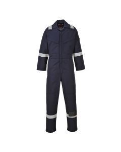 Arc Flash Coverall Navy with High vis Tape 13.6cal/cm2 - S