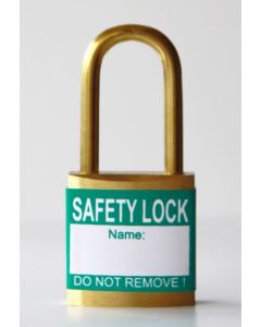 Green padlock labels