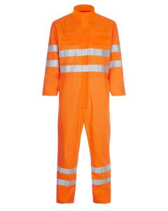 High vis soft feel arc flash coverall