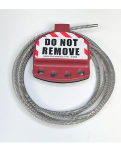 BS66 cable lockout with 1.8m Cable - Incorporating cable tidy