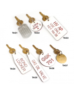 Key Tags with Engraving