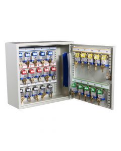 Padlock cabinet holds 25 padlocks - Key locking