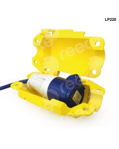 Industrial Small Plug Lockout Yellow