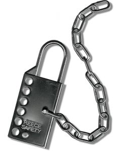  Stainless steel lockout hasp with s/s chain 