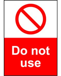  Size A7 Do not use 