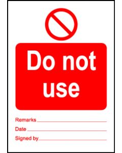  Size A7 Do Not use 