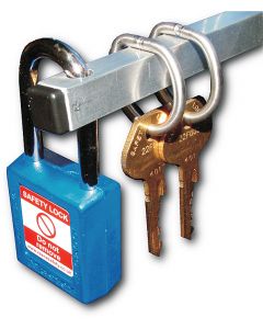 13mm Aluminium Boxed Key Locking Bar