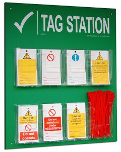 Tag Station with contents 600x500mm (includes Tags/ties/pen) 
