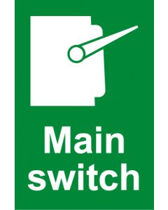 Main Switch Label