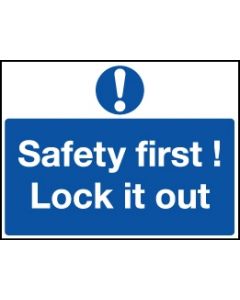 Safety Lockout Label