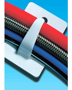  Metal SAC S/A Cable Fix Clips up to 3mm dia 20x15mm Pk 100 