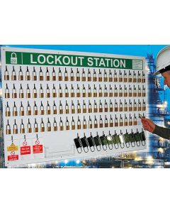 100 lock Departmental Lockout Station (station only)