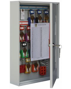 Padlock view cabinet to hold 16 padlocks - Padlock cam