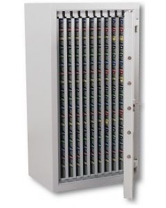 1500 Key Free standing fire resistant key safe with telescopic panels 