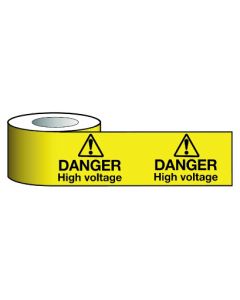  Barrier Warning Tape 150mmx100m Danger High Voltage 