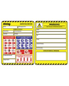 Chemtag inserts/Pack of 50