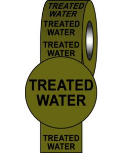 Pipeline Info Tape - 50mmx33m - Treated Water 