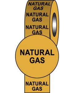  Pipeline Info Tape - 150mmx33m - Natural Gas 