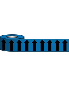  100X33M BLACK ARROW ON BLUE 