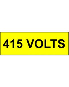  Voltage Labels (Pack 10) 30X90 415mm Volts 