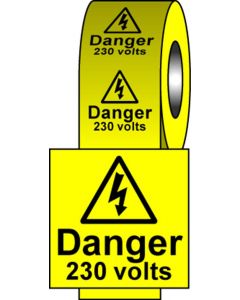 Safety Labels - 230 Volts