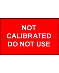  Elec Inspec Labels 40x75mm S/A vinyl Roll 250 Not Calibrated 