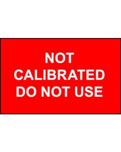  Elec Inspec Labels 25x40mm S/A vinyl Roll 250 Not Calibrated 