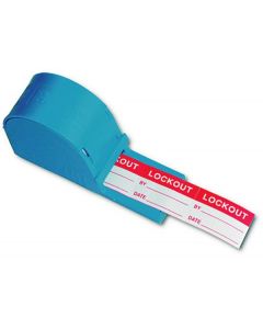  200 Lockout Labels 38mm x 25mm s/a with free dispenser 