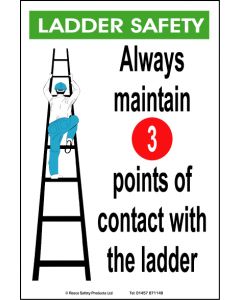 General Awareness Safety Posters - 'Ladder Safety'
