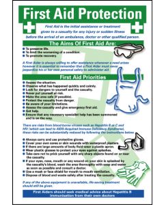 General Awareness Safety Posters - 'First Aid Protection'