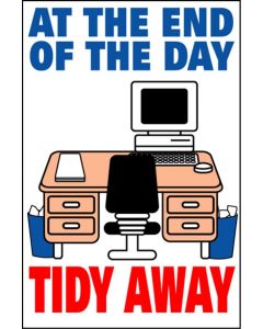 Housekeeping Posters - 'At the End of the Day'