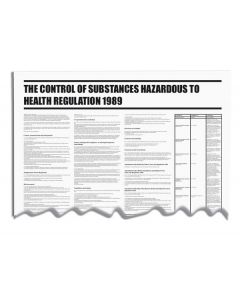  Control of Substances Hazardous to Health COSHH Wallchart 