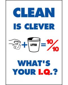 Housekeeping Posters - 'Clean Is Clever'