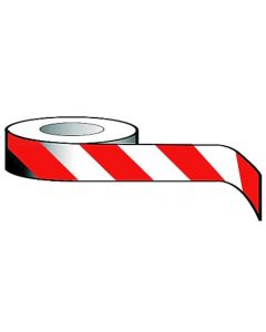  Economy Barrier Tape 75mm x 500m red/white non adhesive 