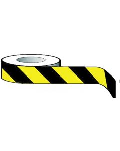 Economy Barrier Tape 75mmx500m Yellow/Black non-adhesive