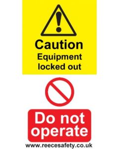  Lockout Labels 50mm x 25mm (pack of 10) 