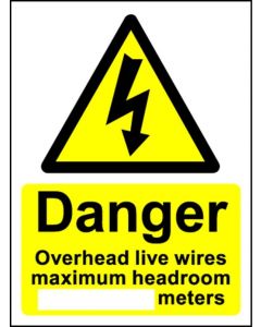 Danger of Death High Voltage - Safety Sign