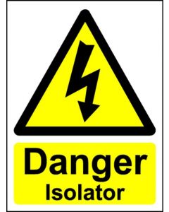 Danger Overhead Live Wires - Safety Sign