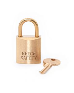 S25 25mm body Brass Keyed to Differ Padlock with Brass shackle