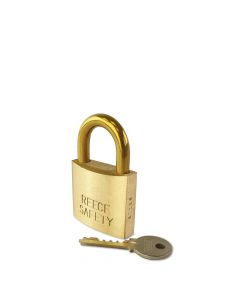 Brass 51mm body Safety Padlock-Keyed to Differ-Standard