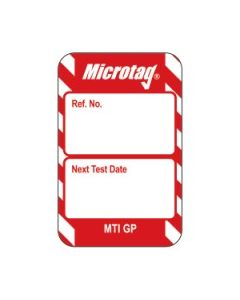  Microtag Inserts - Red - Pack of 20 