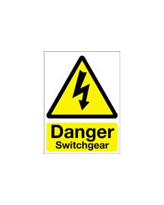 Hazard Warning Sign 400x300mm Danger Switchgear (rigid)