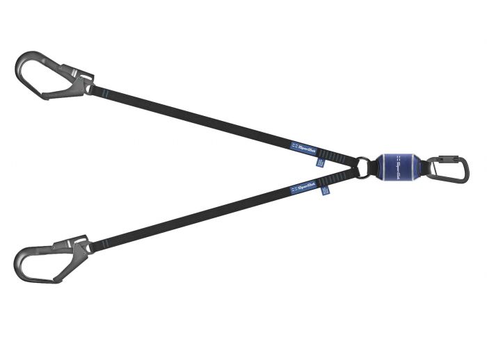 Spanset - Twin fixed energy absorbing lanyard