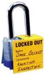 'Contractor Lock' - Lockout Padlock Fold-Over Tag