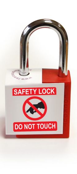 'Do Not Touch' - Lockout Padlock Fold-Over Tag