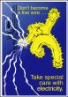 Electricity Safety Posters - 'Take special care with electricity'