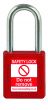 XENOY Padlock RED, keyed differently. 