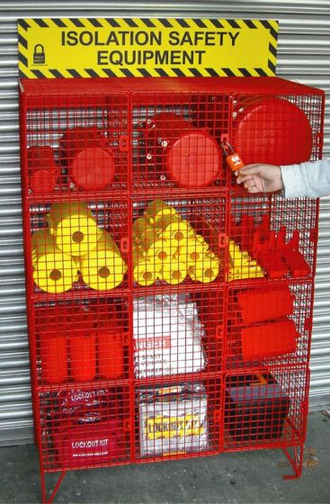 Padlockable Lockout Equipment Storage Cages