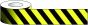 Yellow and Black Hazard and Aisle marking tape 100mm width