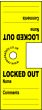 'Contractor Lock' - Lockout Padlock Fold-Over Tag